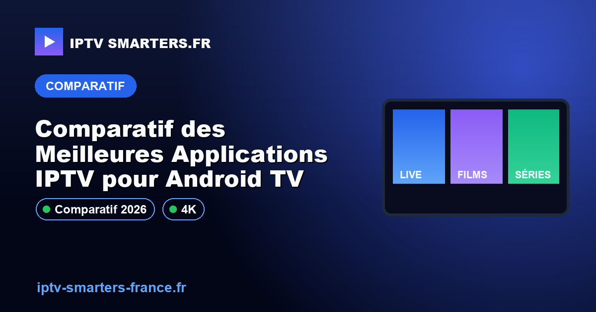Comparatif des Meilleures Applications IPTV pour Android TV
